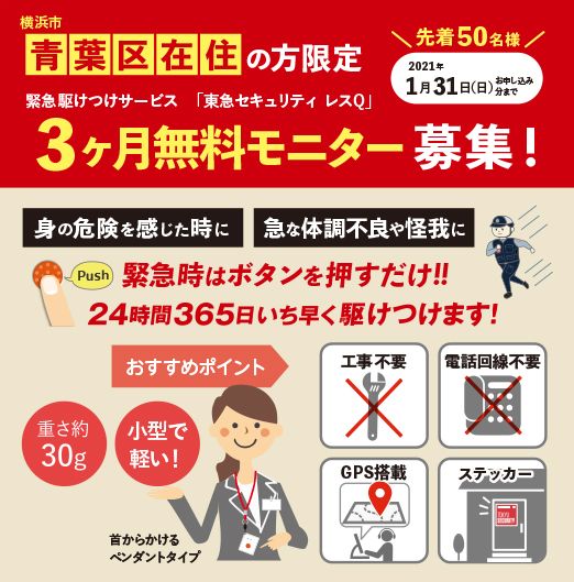 3ケ月無料モニター